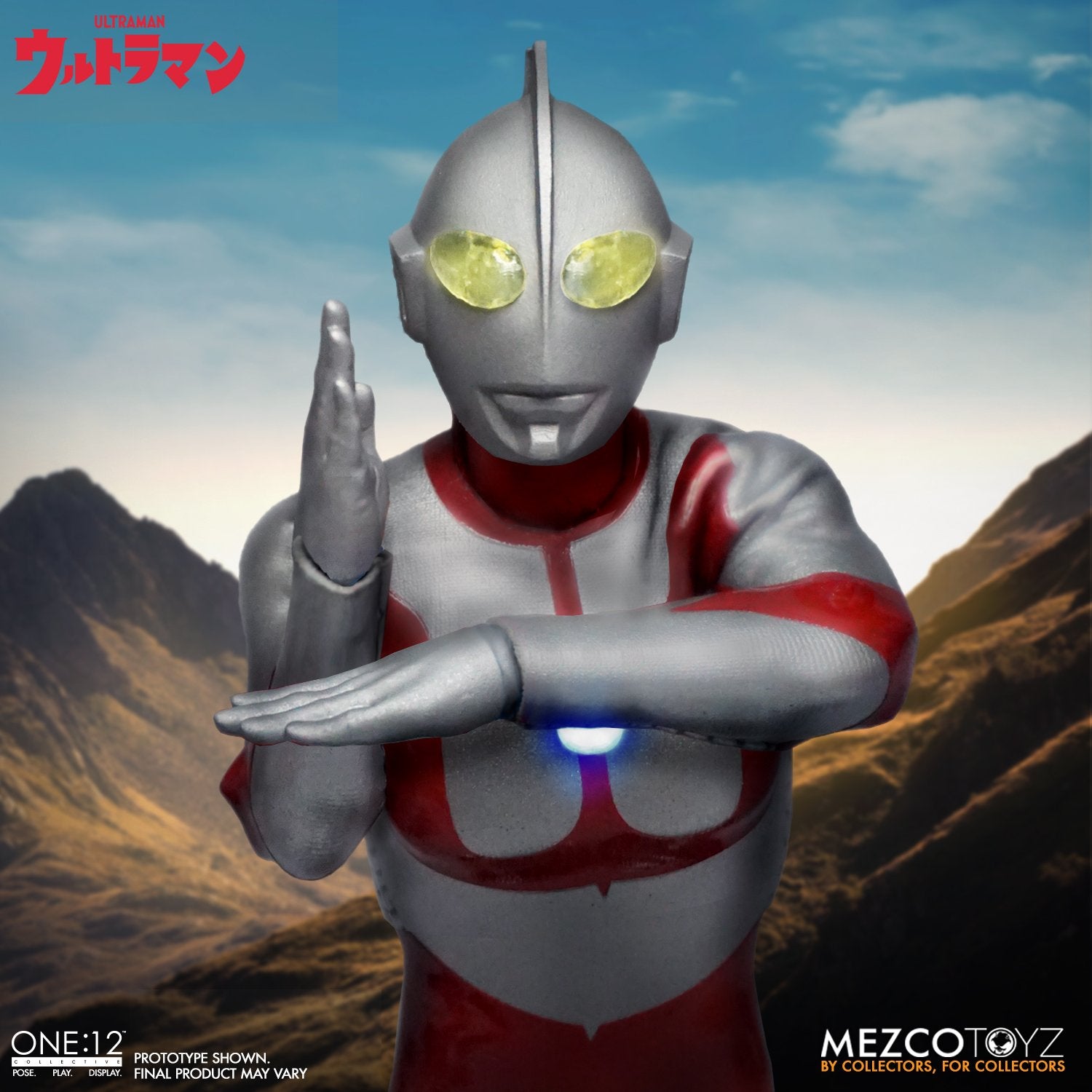 Mezco One:12 Collective Light - Up Ultraman Action Figure