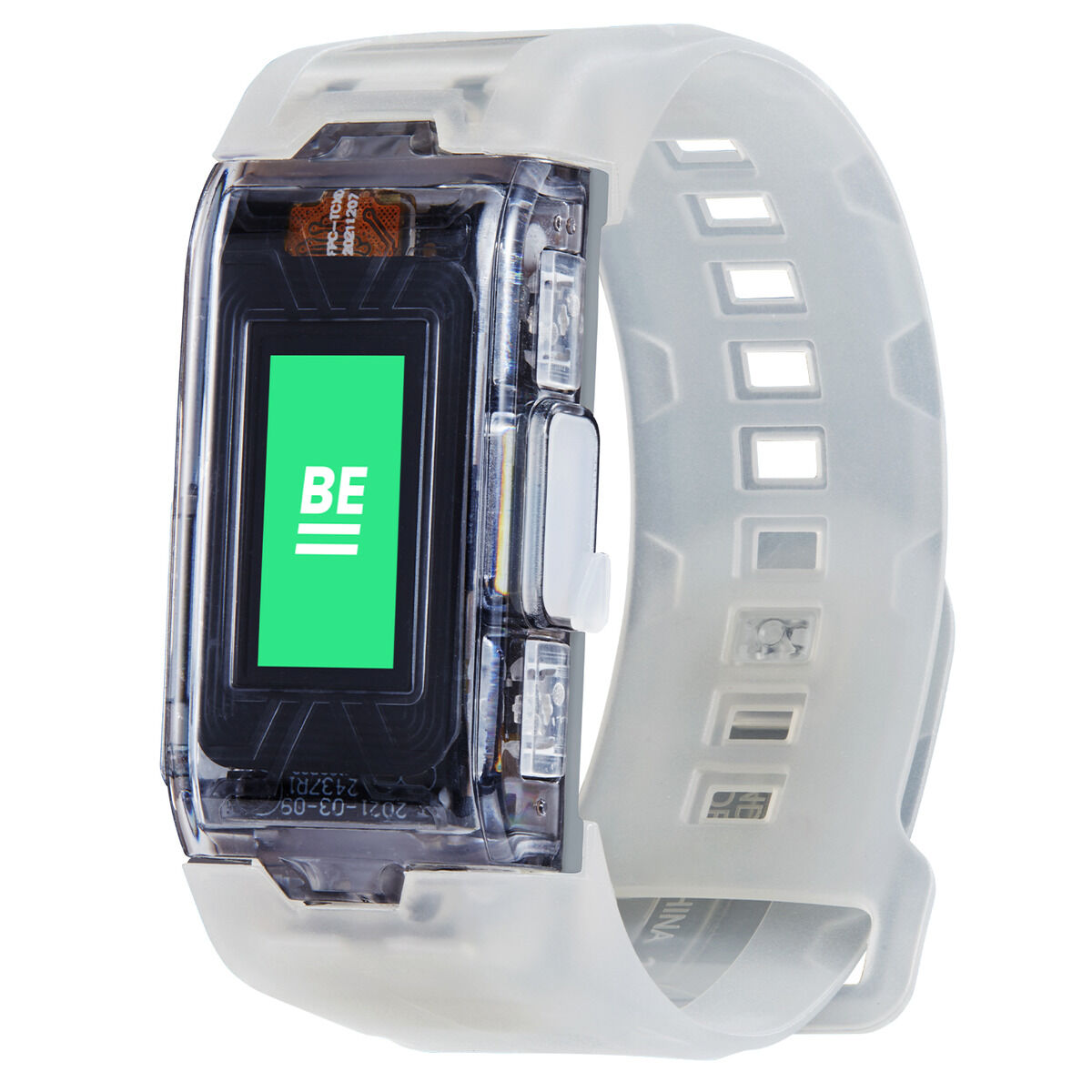 Clear White Digimon Vital Brace BE with BEMEMORY Reading Function
