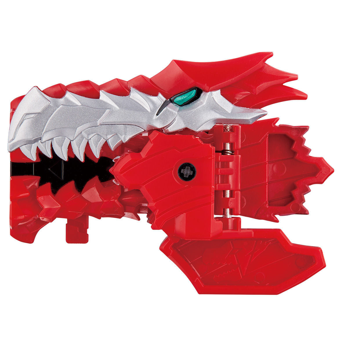 DX KishiRyuOh: Red Mecha Transforming from Dino to Robo Mode