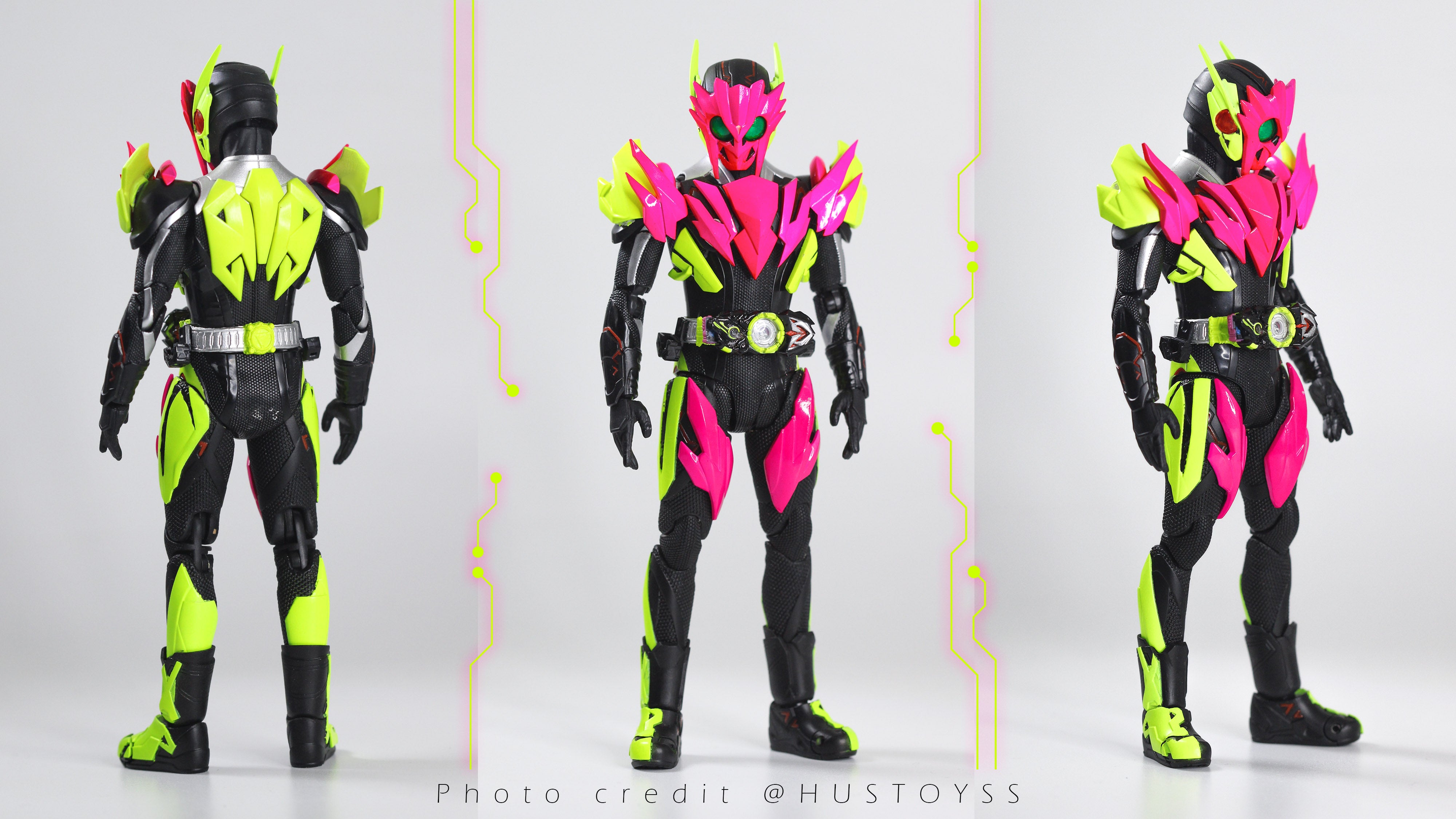 Upgraded SHF SH Figuarts Zero One to Flying Falcon Model Kit