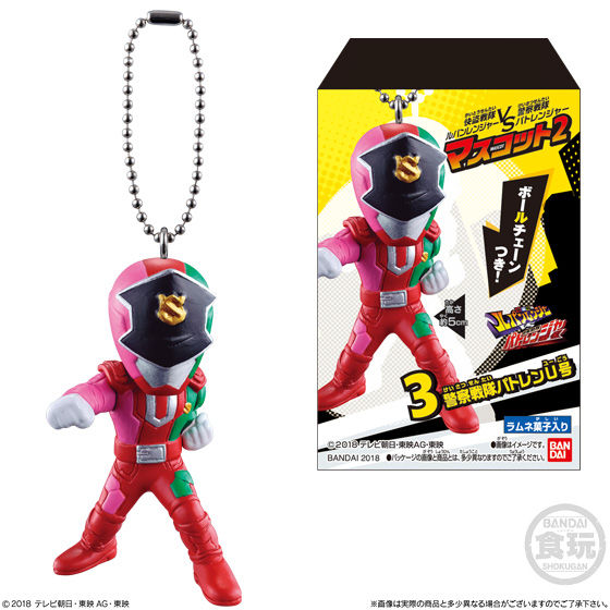 Collectible Lupinranger VS Patoranger Character Mascot Keychains Set 02