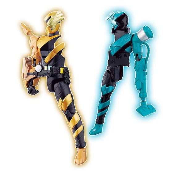 BCR06 Lion Cleaner Button - Operated Changeable Rider Figure Set