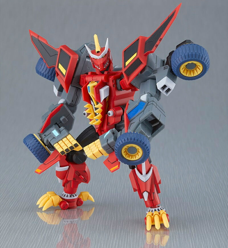 MODEROID Fully-Transformable Pre-Painted Model Kit of Dynazenon from SSSS.DYNAZENON Anime