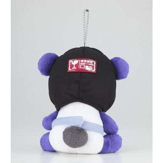 ROG Kamen Rider Build Masked Panda Plush Keychains with Removable Accessories