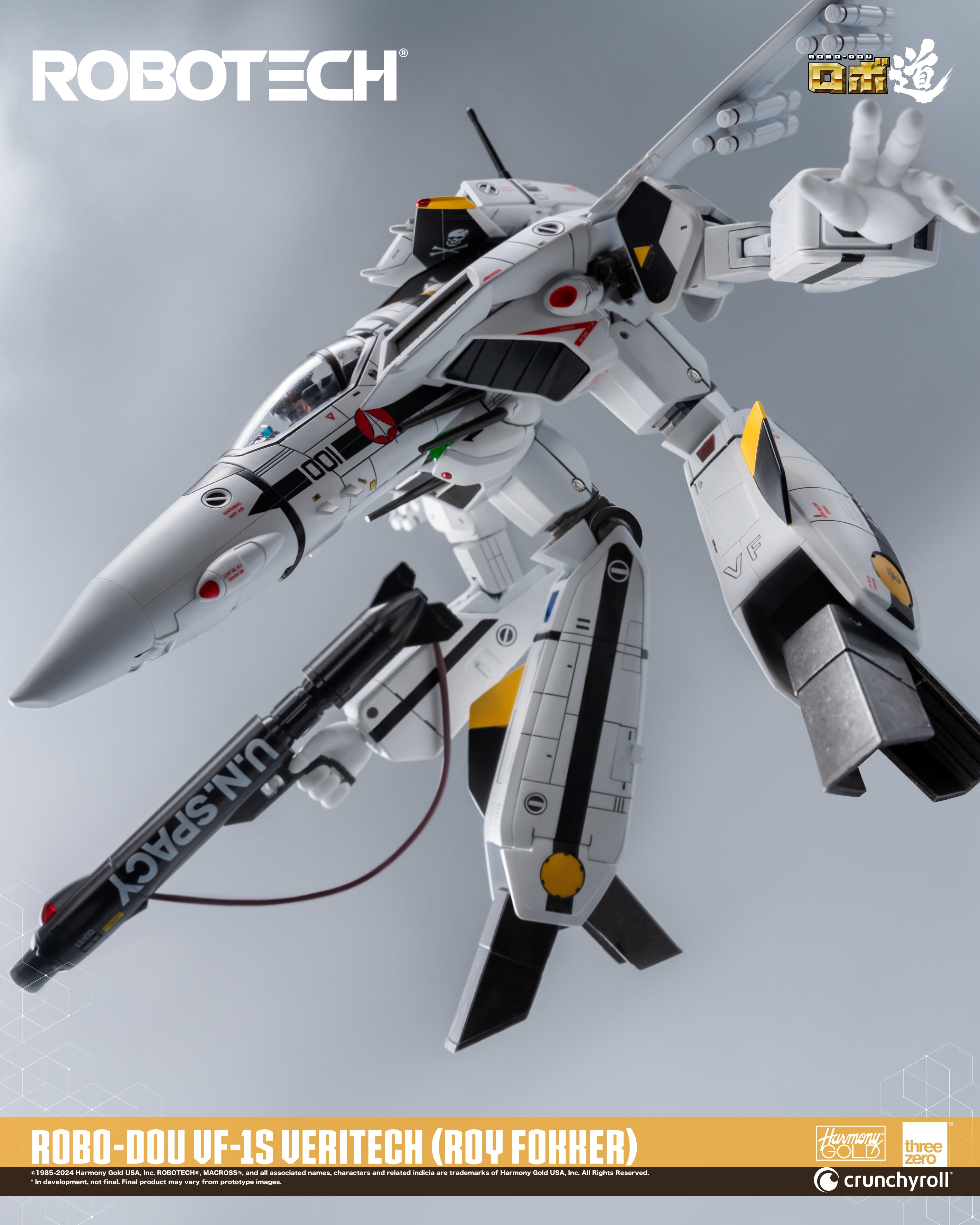 ROBO-DOU VF-1S Veritech Collectible Figure - Roy Fokker Version