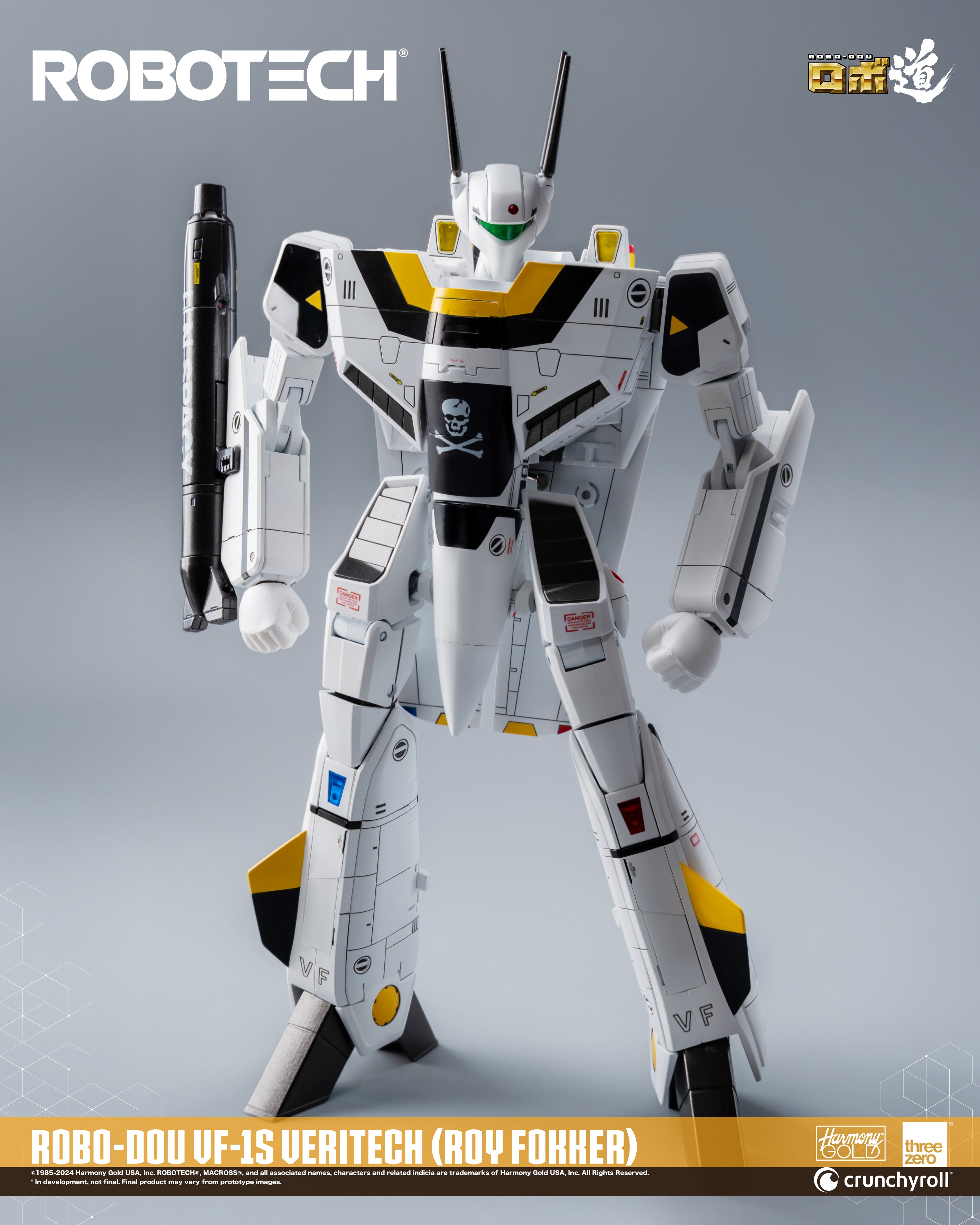 ROBO-DOU VF-1S Veritech Collectible Figure - Roy Fokker Version