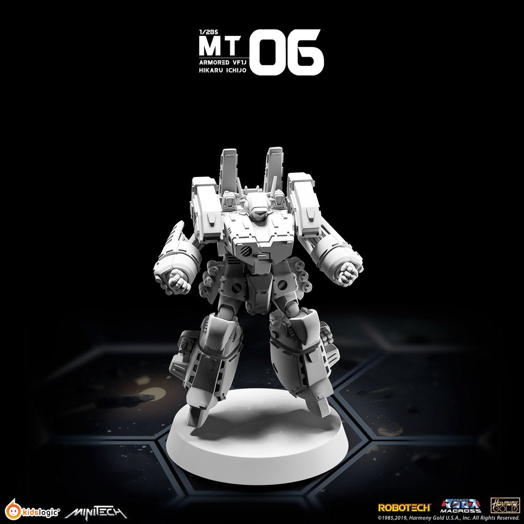 MiniTech MT06 Armored VF - 1J Hikaru Ichijo Version Miniature Model