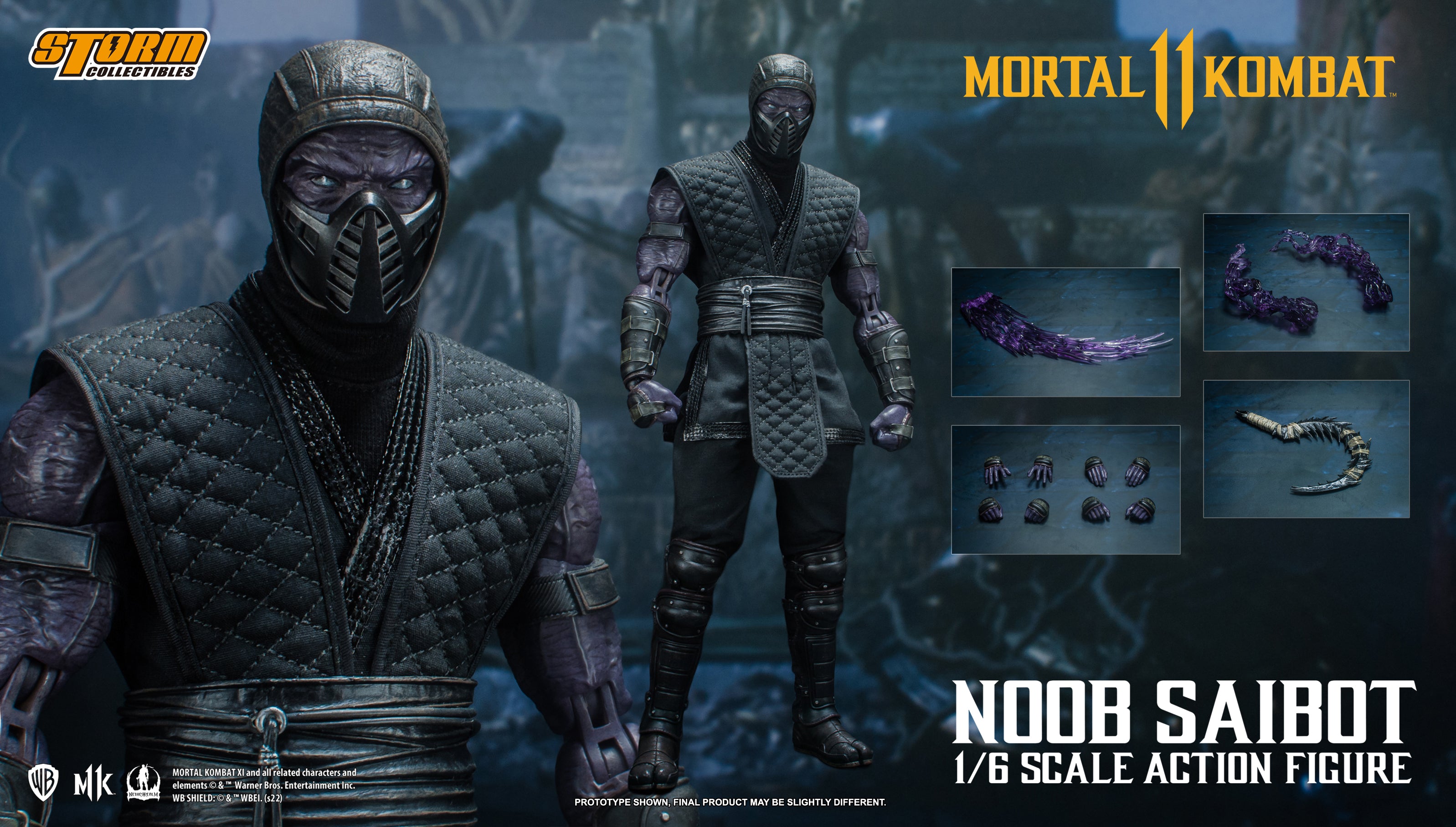 [PREORDER] Storm Collectibles 1/6 Scale Mortal Kombat Noob Saibot Action Figure