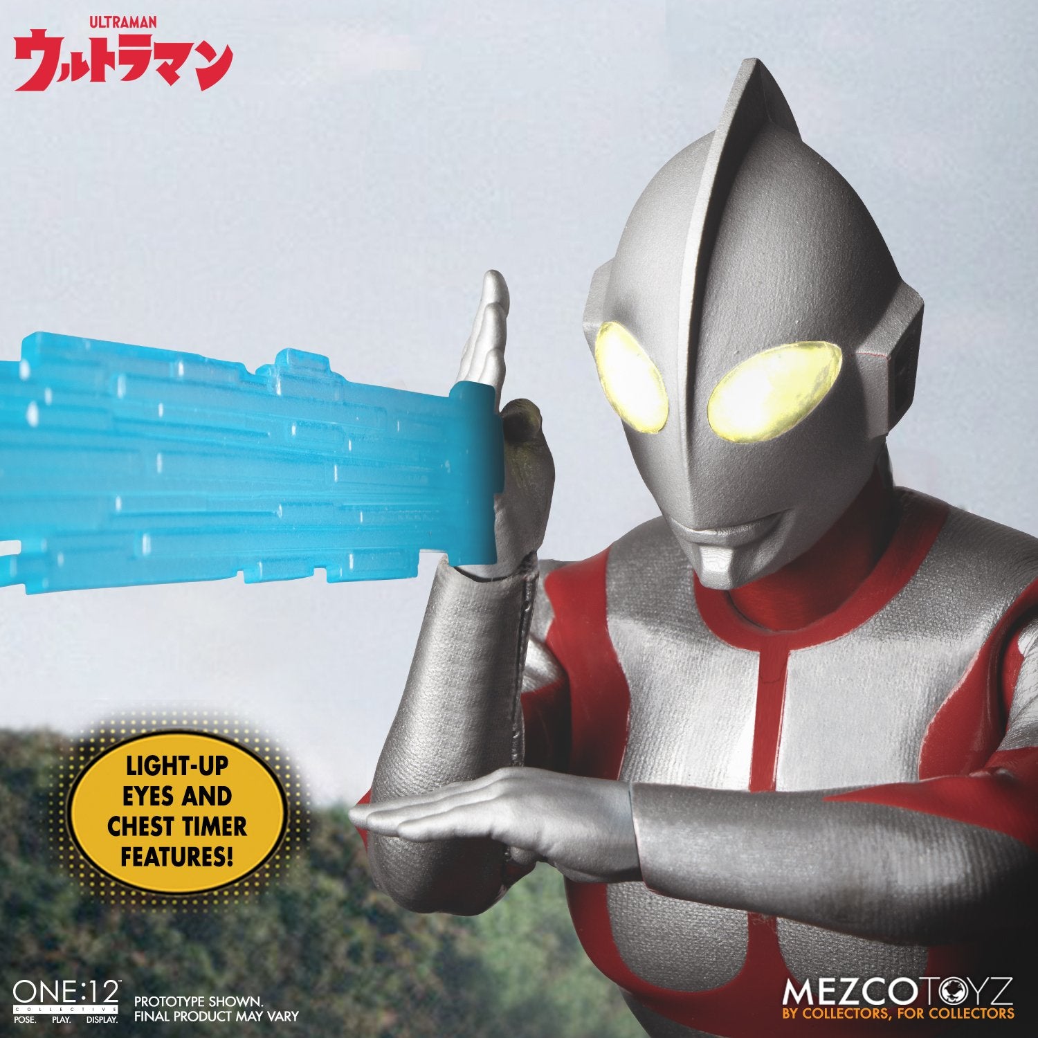 Mezco One:12 Collective Light - Up Ultraman Action Figure