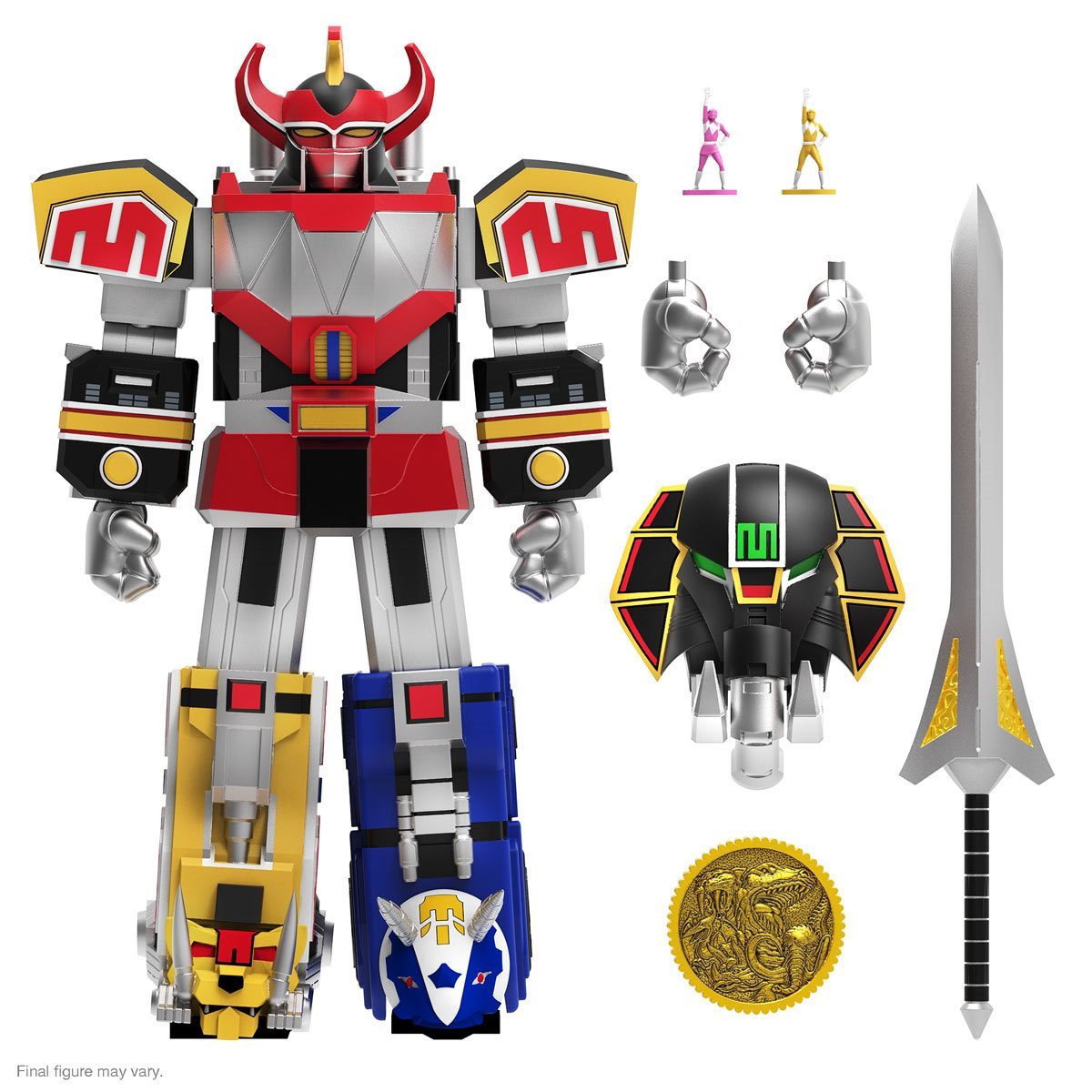 Super7 ULTIMATES! Mighty Morphin Power Rangers 8-Inch Dino Megazord