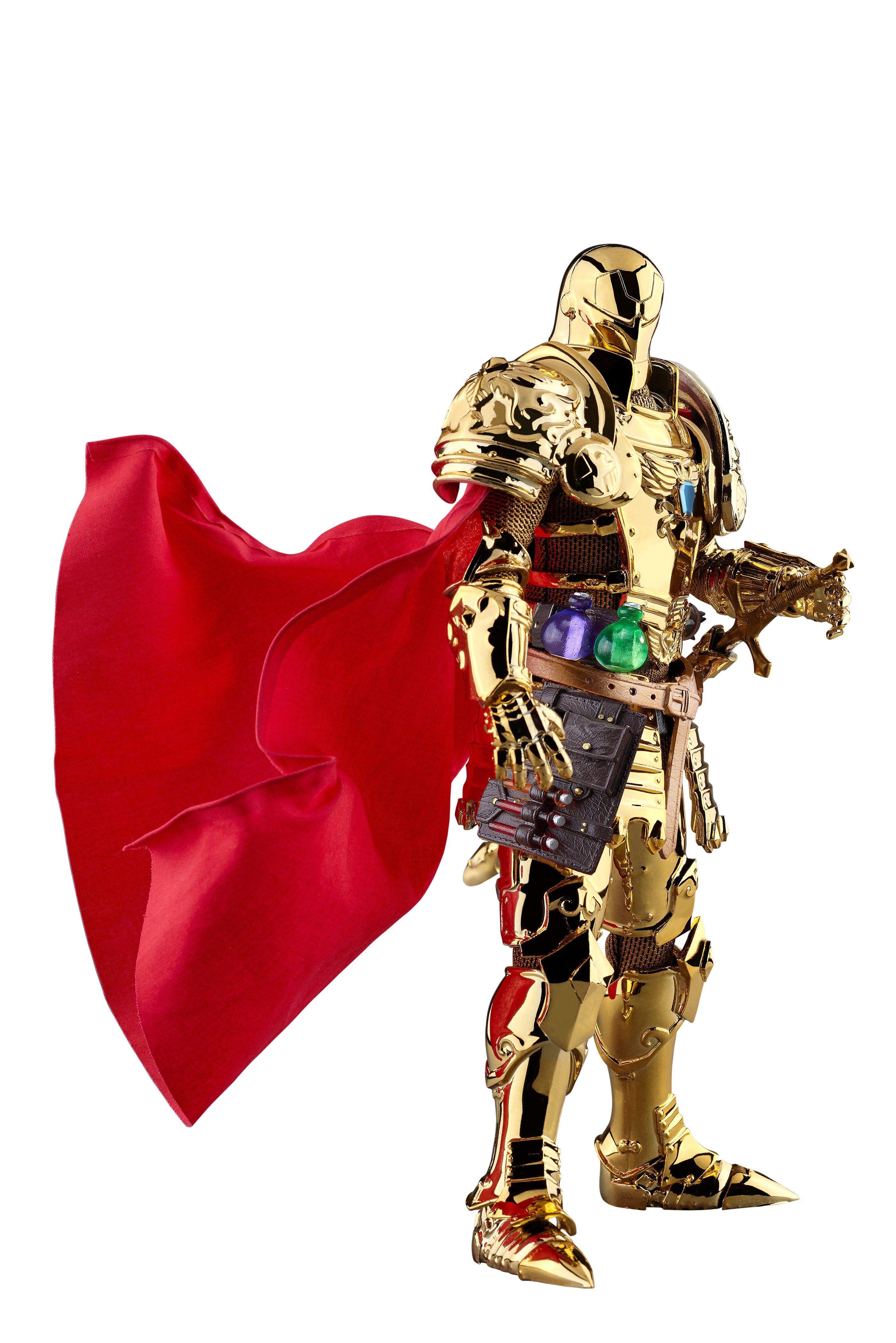 DAH-46SP Exquisite Golden Armor Medieval Knight Iron Man Figure