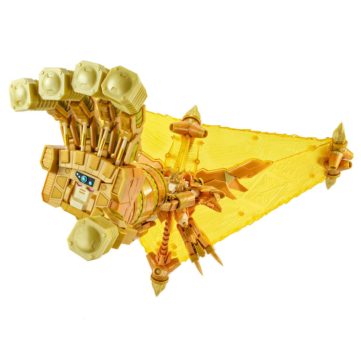 Final GaoGaiGar Golden Special Edition Toy - The Last Brave King with Glittering Clear Parts
