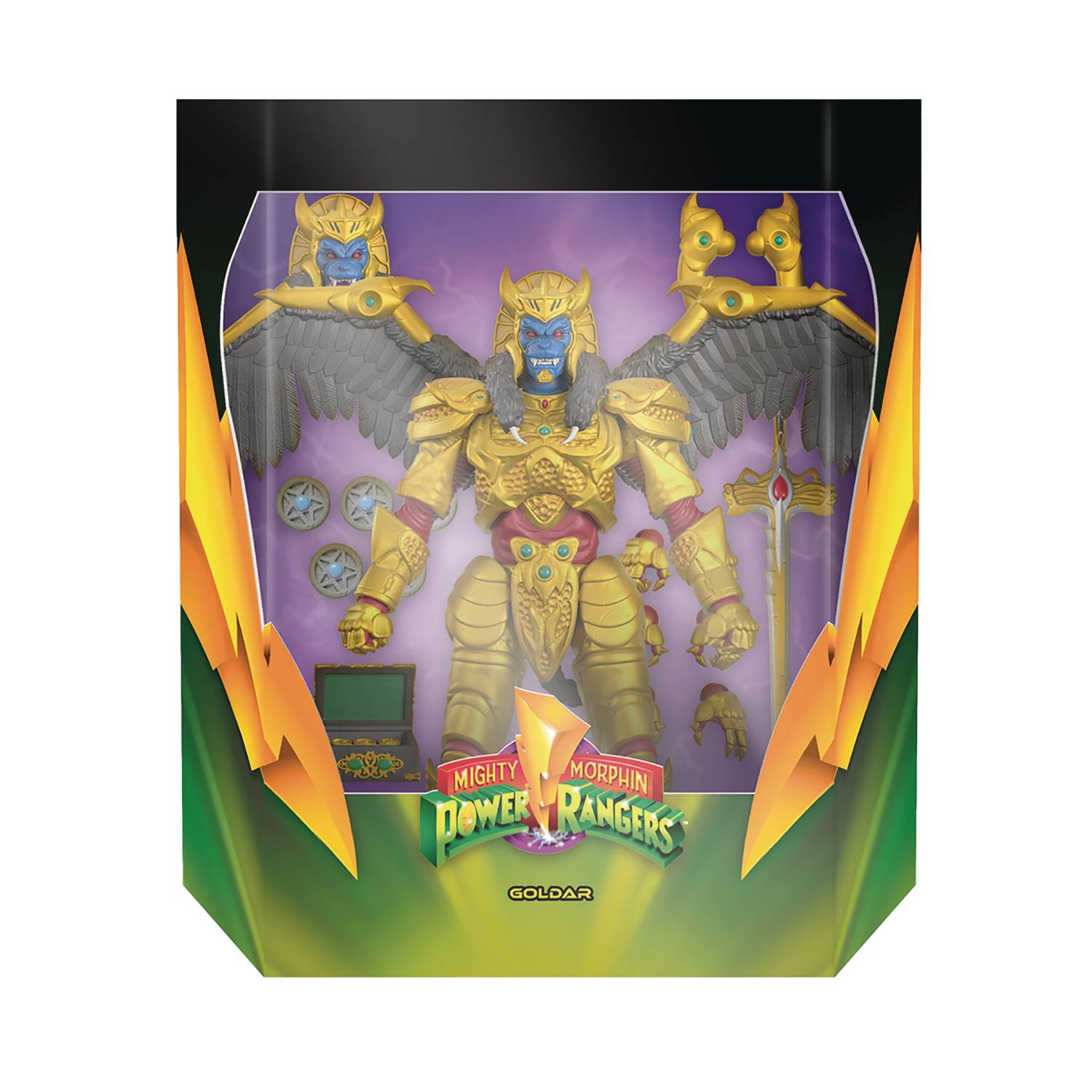 Super7 Ultimate Collectible Goldar Figure from Power Rangers