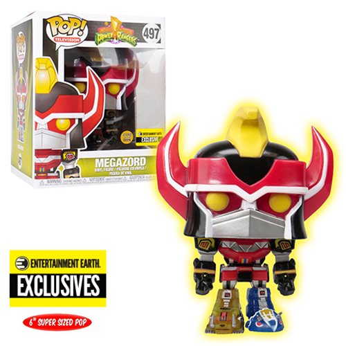 Mighty Morphin Power Rangers (MMPR) Megazord Glow-in-the-Dark Collectible Funko POP! Vinyl Figure