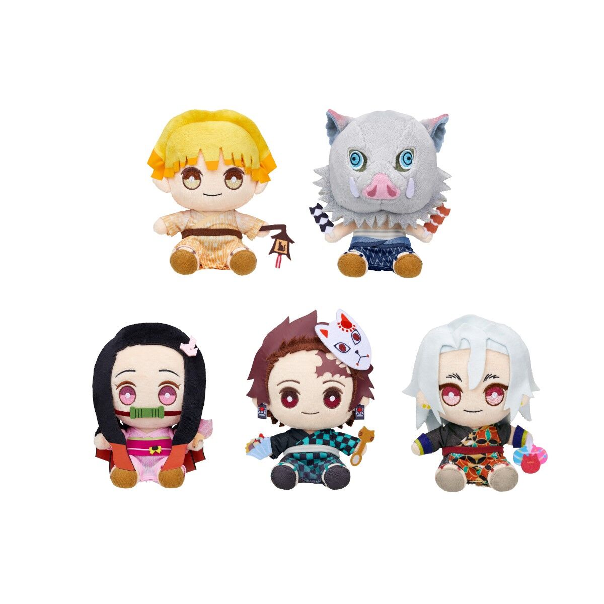 Pre - Order Exclusive Demon Slayer Festival - Themed Stuffed Plush Toys