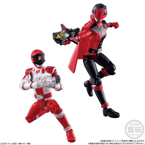 Lupinranger vs Patoranger Yudo Set 01: Colorful Character Figures