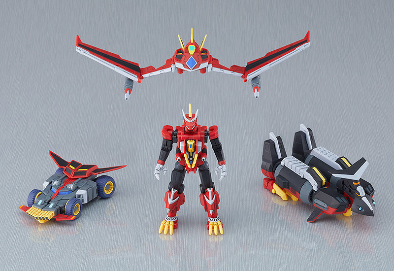MODEROID Fully-Transformable Pre-Painted Model Kit of Dynazenon from SSSS.DYNAZENON Anime