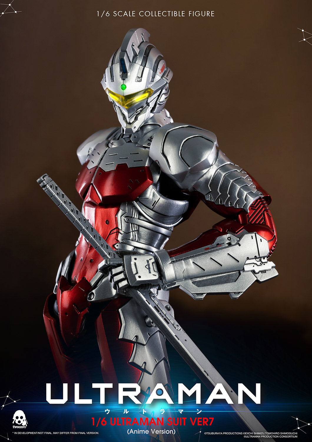 Version 7 Ultraman Anime-Style Cosplay Suit Collectible Figure