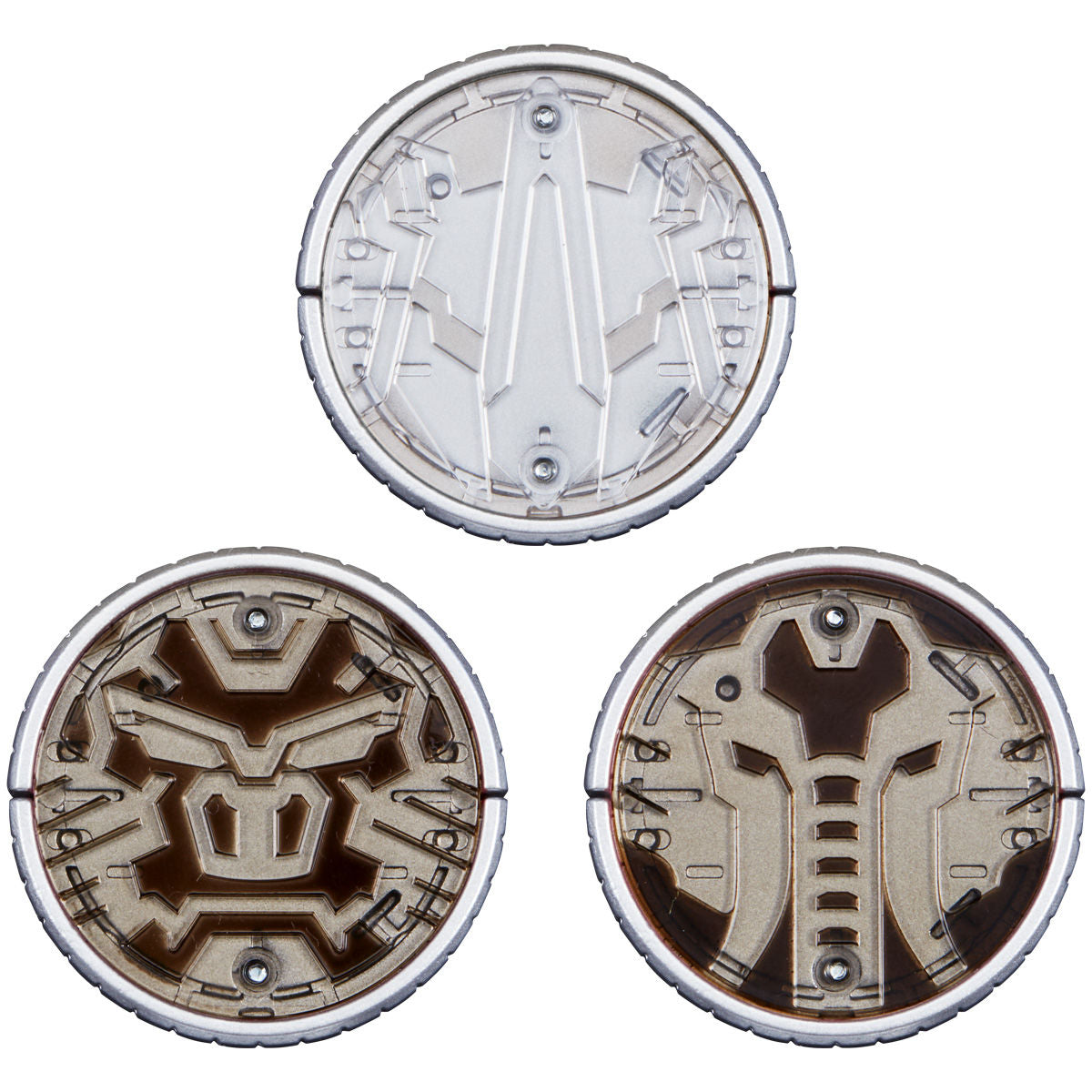 Extra Set of CSM OOO Painted Die - Cast Core Medals (Super Tatoba and Foundation X)