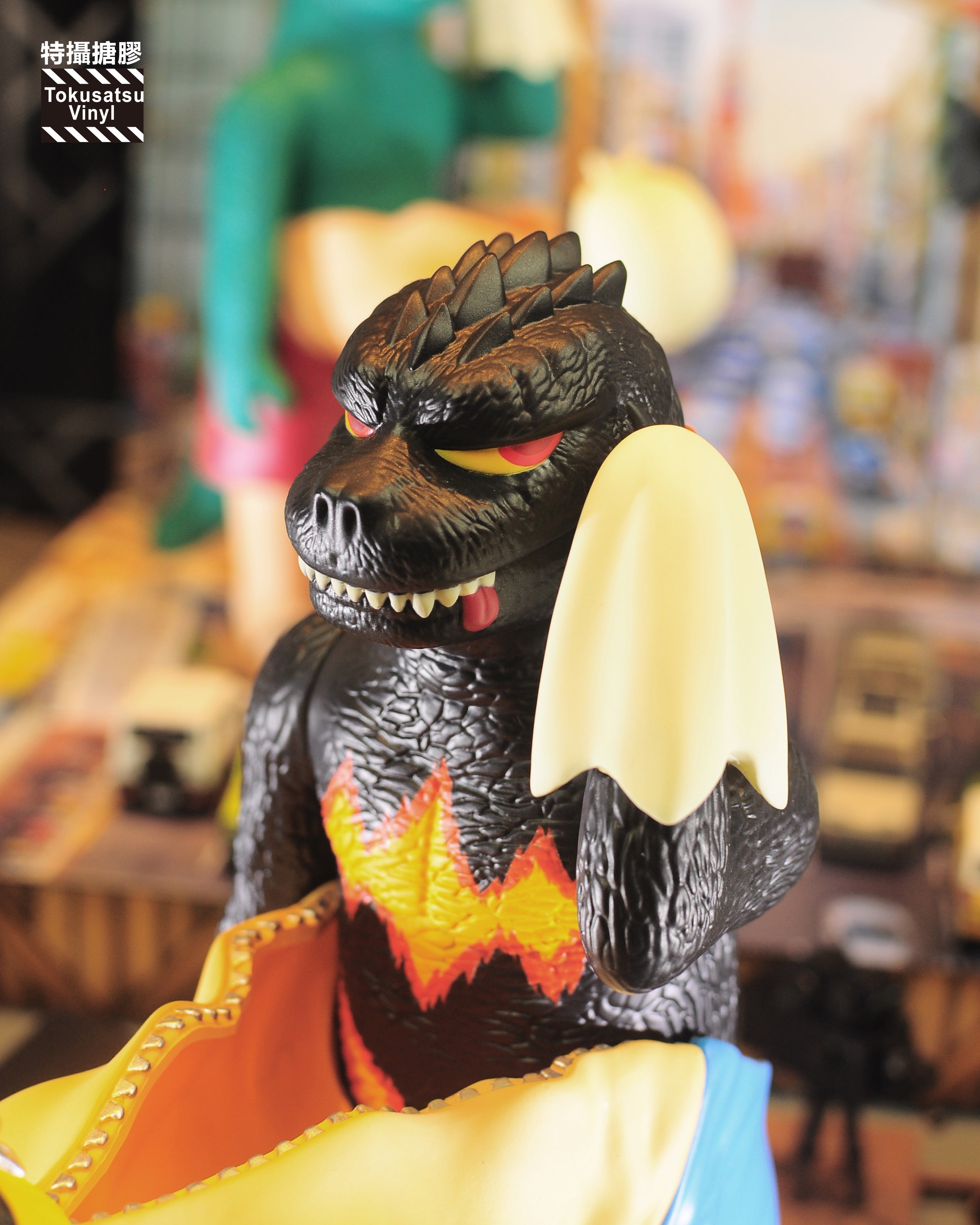 8-Inch Dark Gojiji Tokusatsu Vinyl Figurine