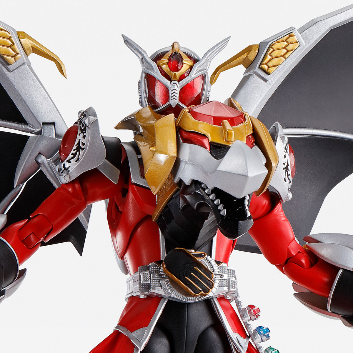 SH Figuarts Action Figure of Kamen Rider Wizard Flame Dragon and All Dragon Version