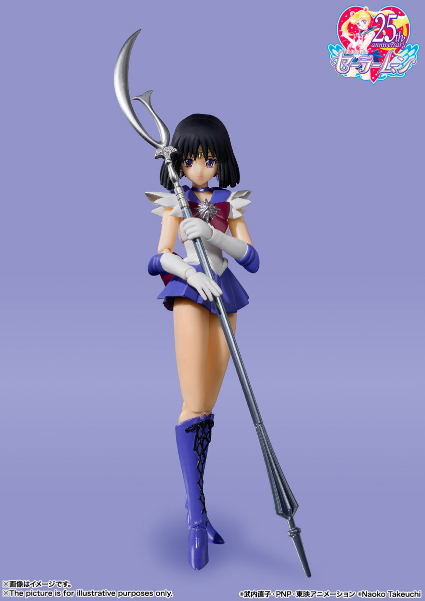 SH Figuarts Collectible - Animation Color Edition of Sailor Saturn from Pretty Guardian Sailor Moon