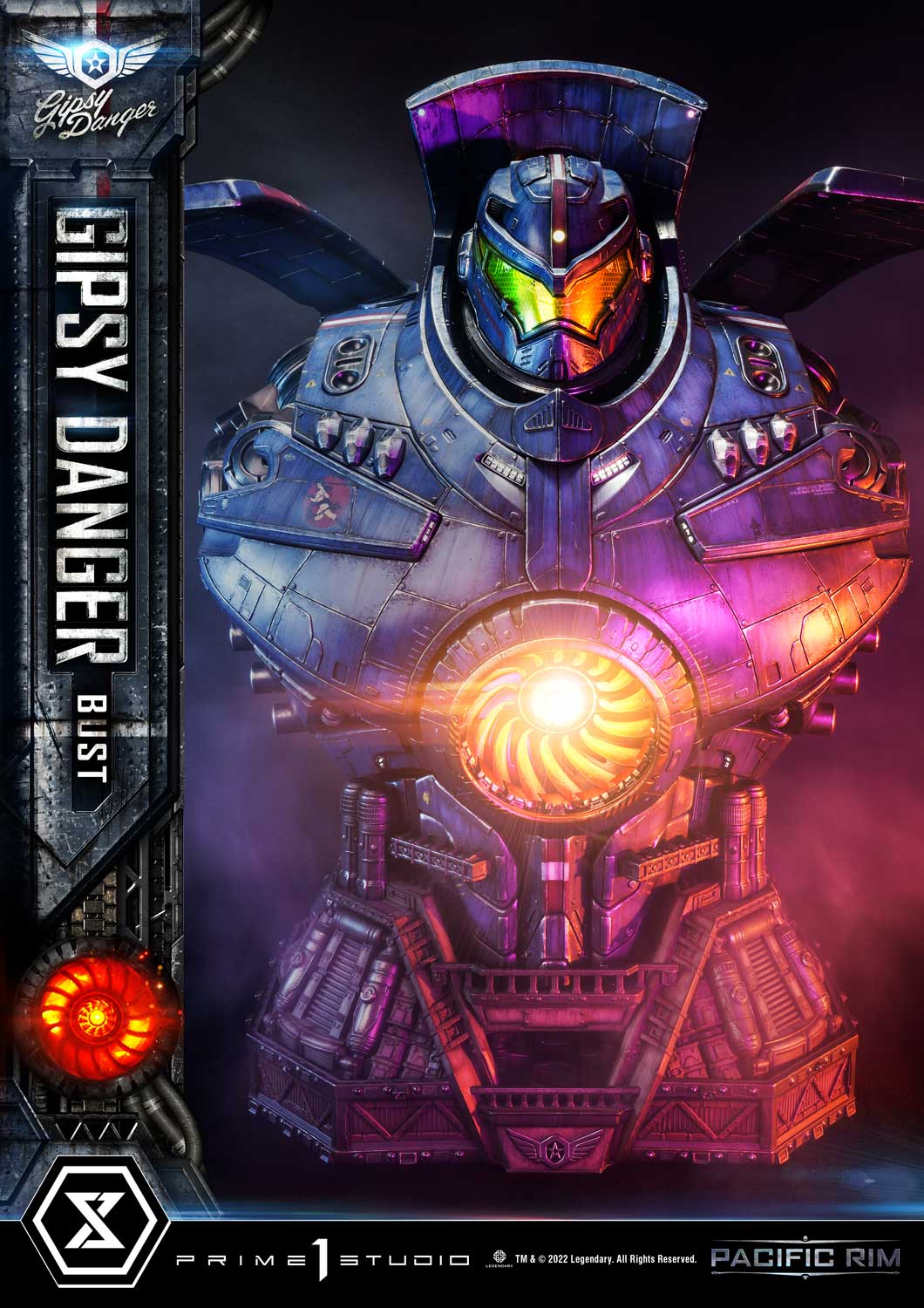 Pacific Rim Gipsy Danger Life - Size Bust Collectible Model
