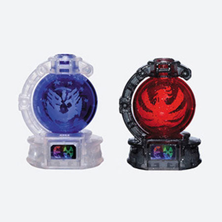Exclusive UNIQLO Glitter DX-sized Kyutama Toys: Houou Soldier and Shishired Orion
