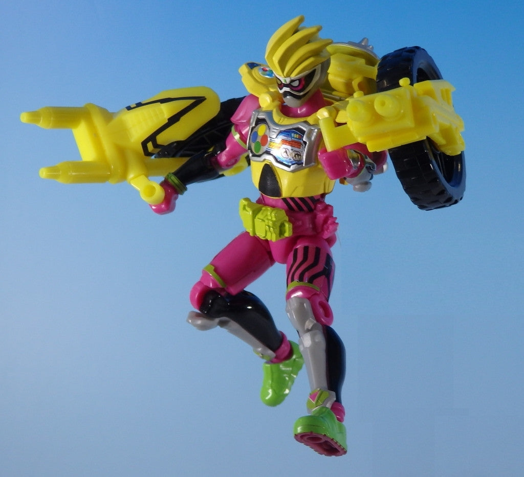 Ex - Aid Bike Action Gamer Level 0 Set with Medals and Cards
