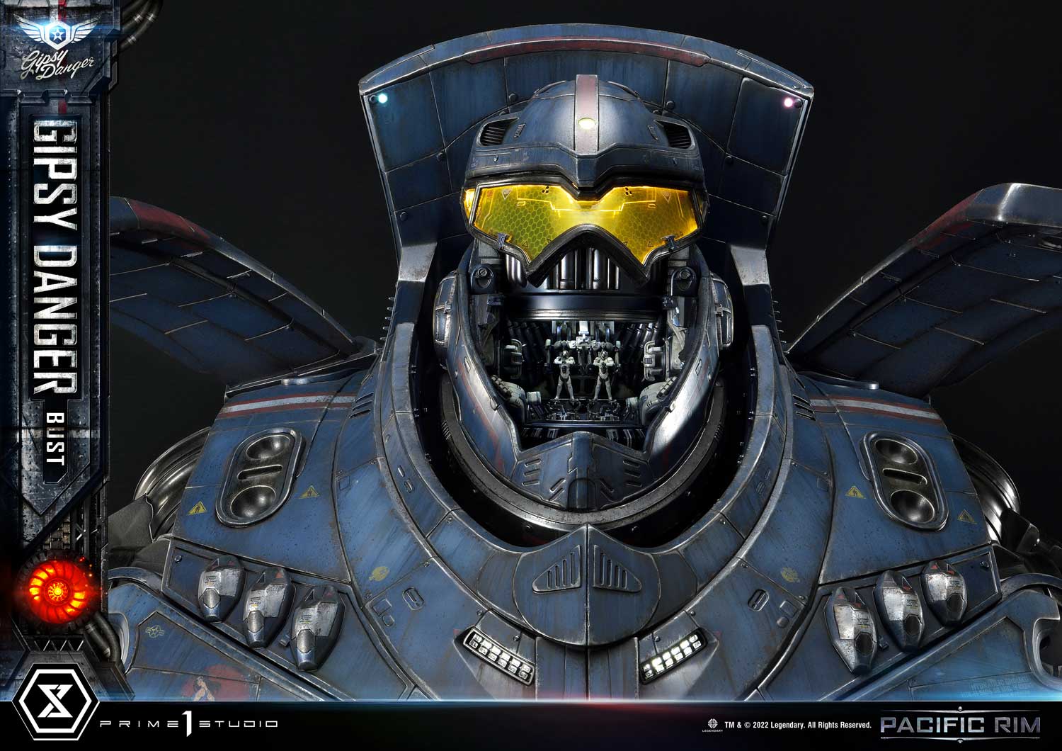 Pacific Rim Gipsy Danger Life - Size Bust Collectible Model
