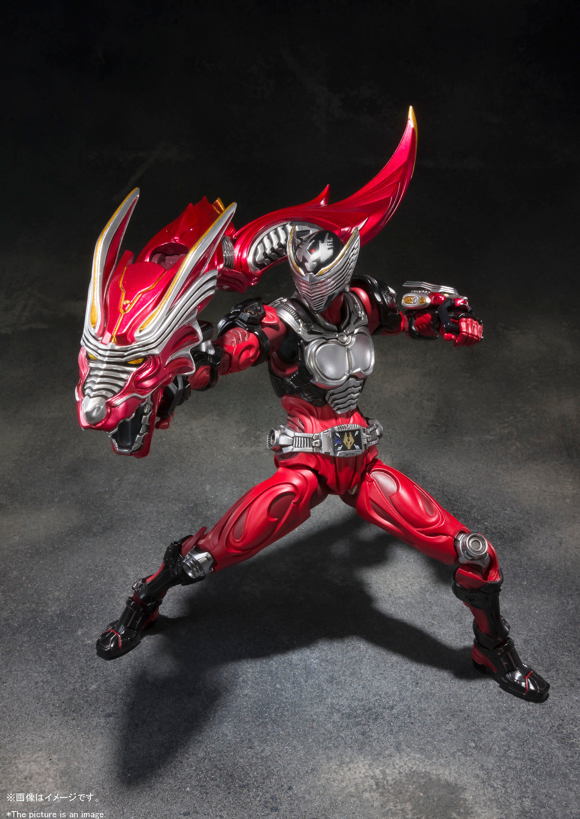 Cool SIC Kamen Rider Ryuki with Fully Posable Dragreder