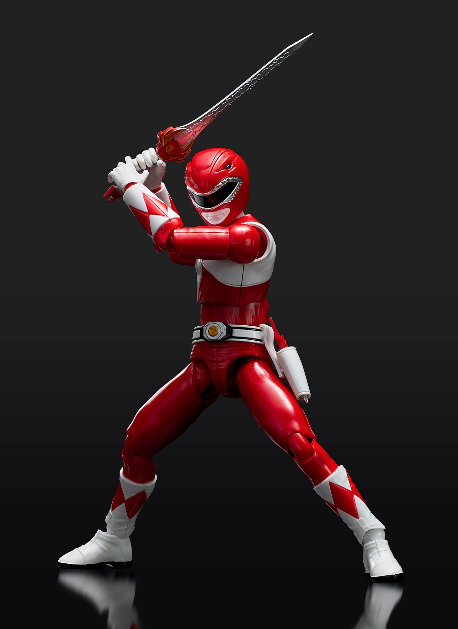 Flame Toys Pre - painted Plastic Model Kit of Power Rangers Furai Red Ranger