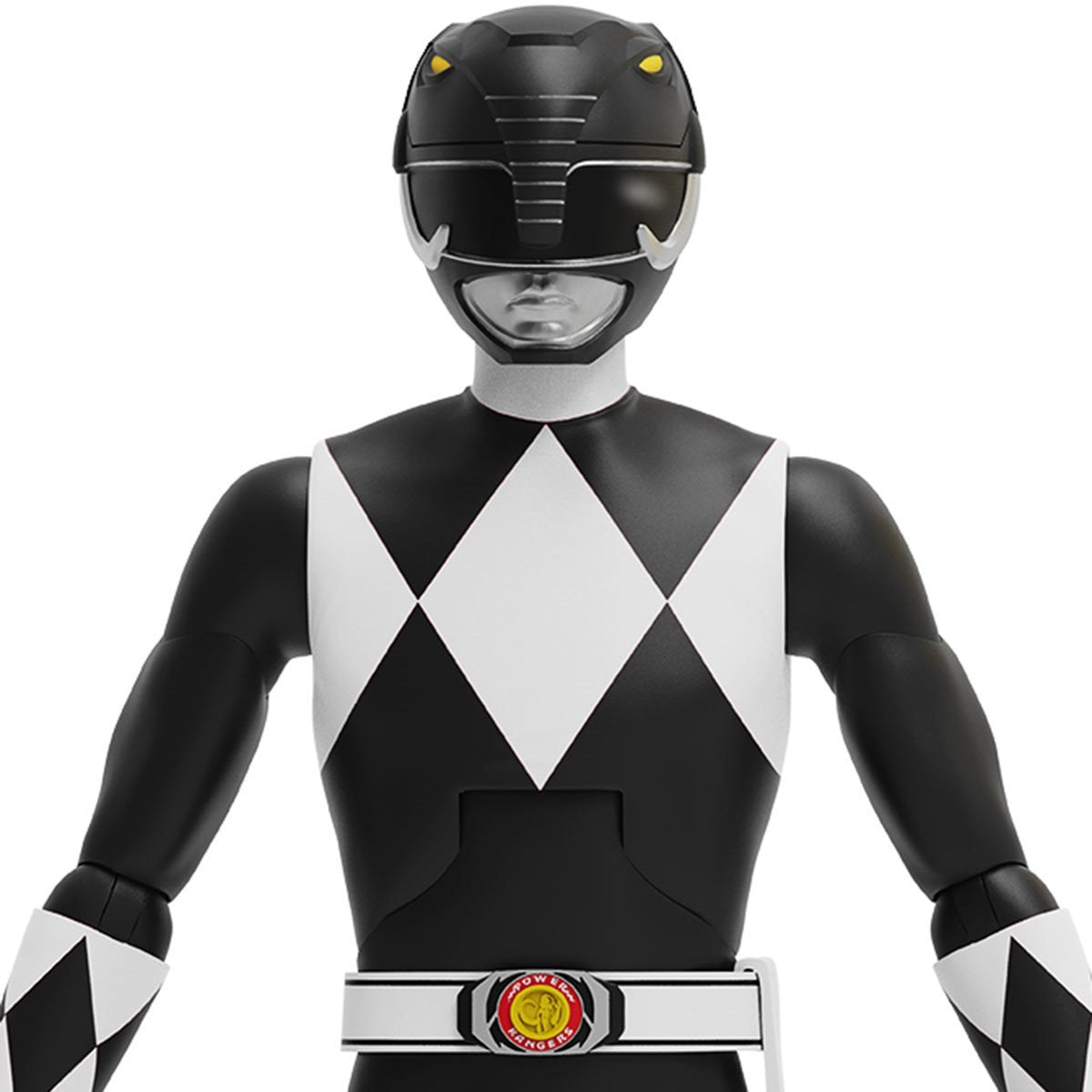 ULTIMATES! 7 - inch Black Ranger Figure from Mighty Morphin Power Rangers