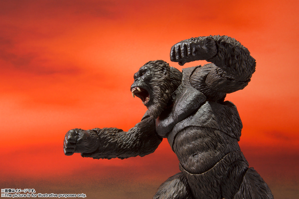 SH MonsterArts Collectible Figure - King Kong from the 2021 Movie Godzilla VS Kong