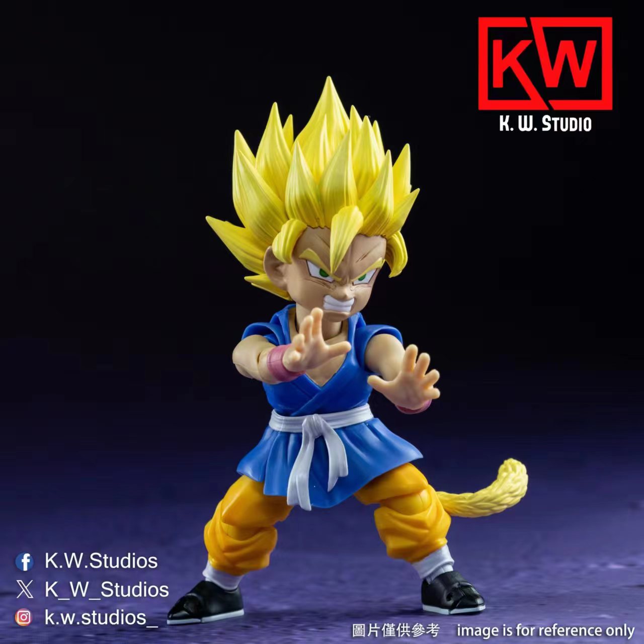 KW Studio KW003 Super Ape Levels 1 and 2 Headset - Optional Upgrade Parts for SH Figuarts Son Goku GT