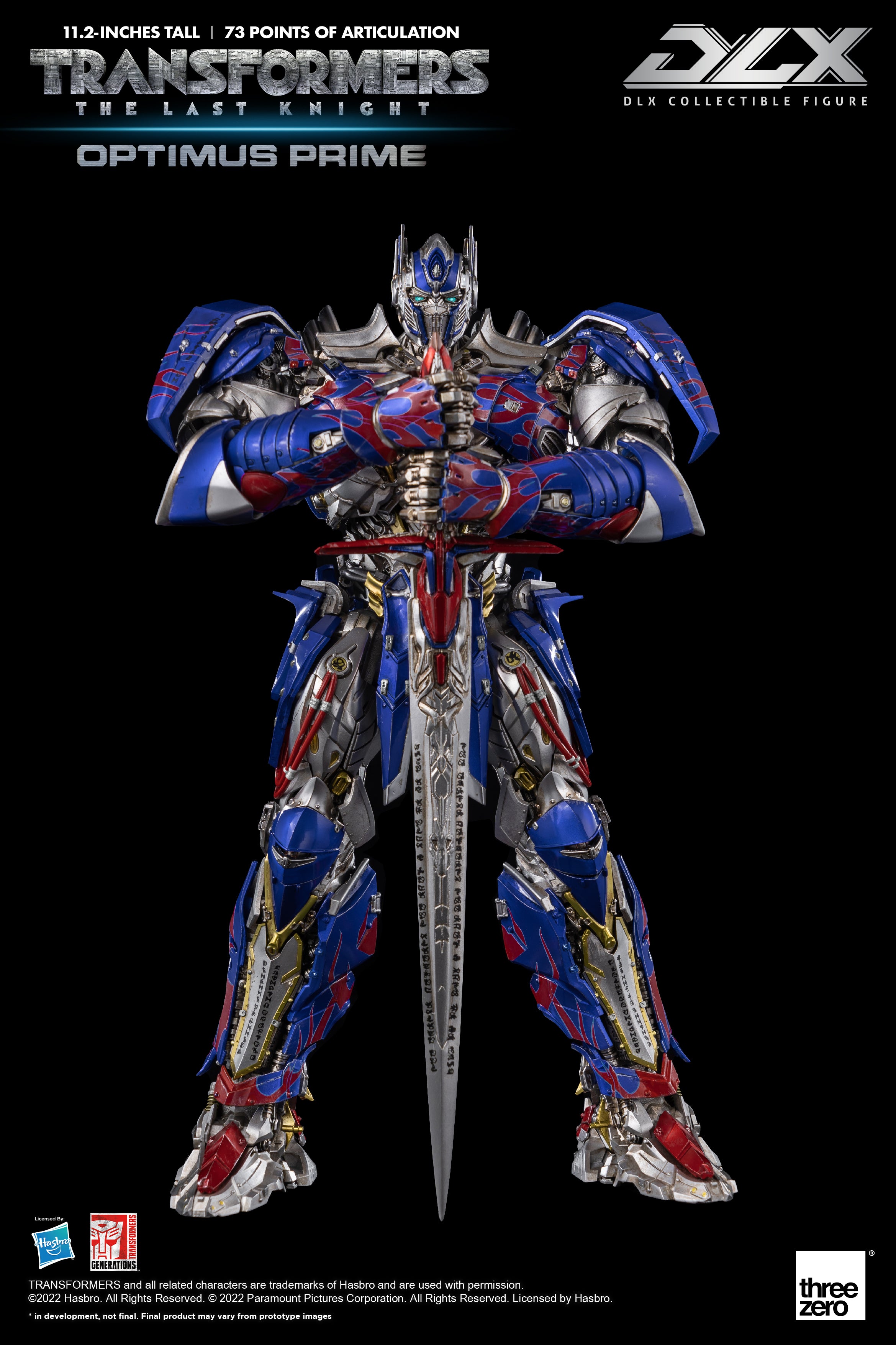 DLX High - Quality Transformers: The Last Knight Optimus Prime Figure