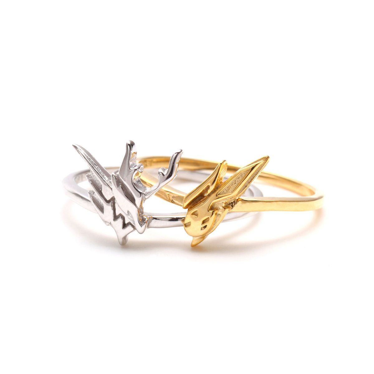 Stylish Cross-Z Build Rings in Japanese Sizes 9, 11, 13 & 15