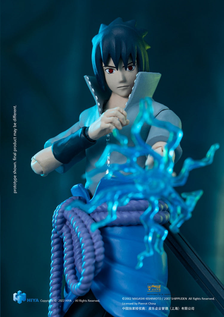 HIYA Toys Fine 1/12 Scale Naruto Sasuke Uchiha Action Figure