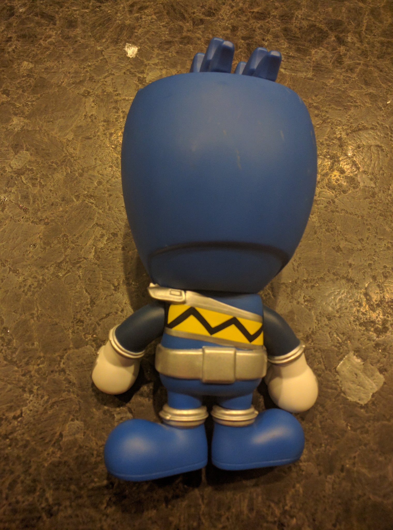 Blue Dinosaur Themed Vinyl Collectible Figure