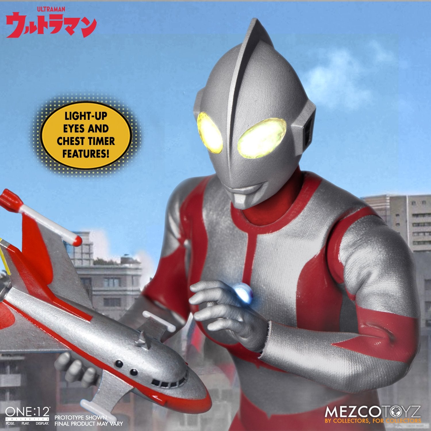 Mezco One:12 Collective Light - Up Ultraman Action Figure