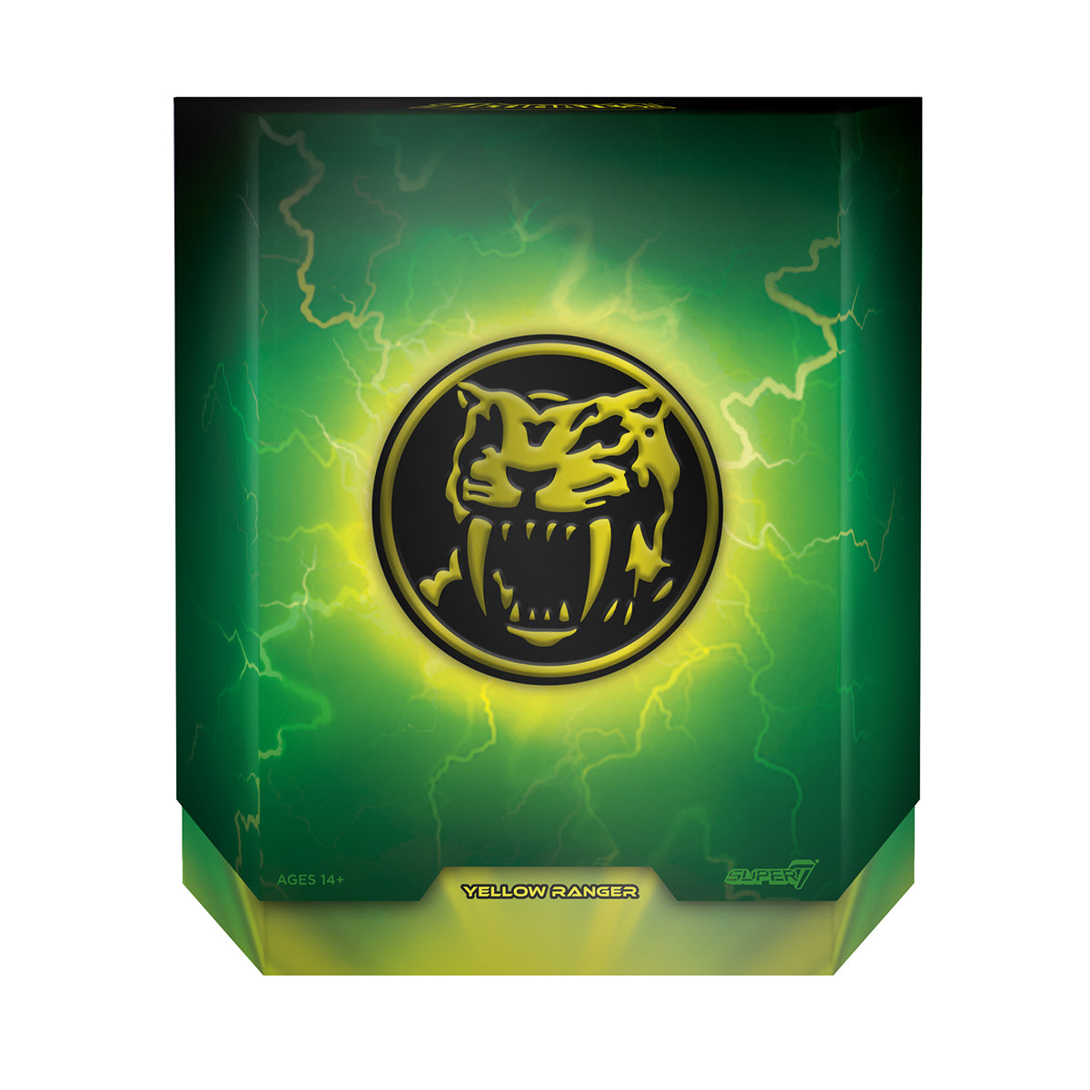 Super7 Deluxe Highly Articulated 7-Inch Scale Yellow Ranger ULTIMATES! Figure from Power Rangers