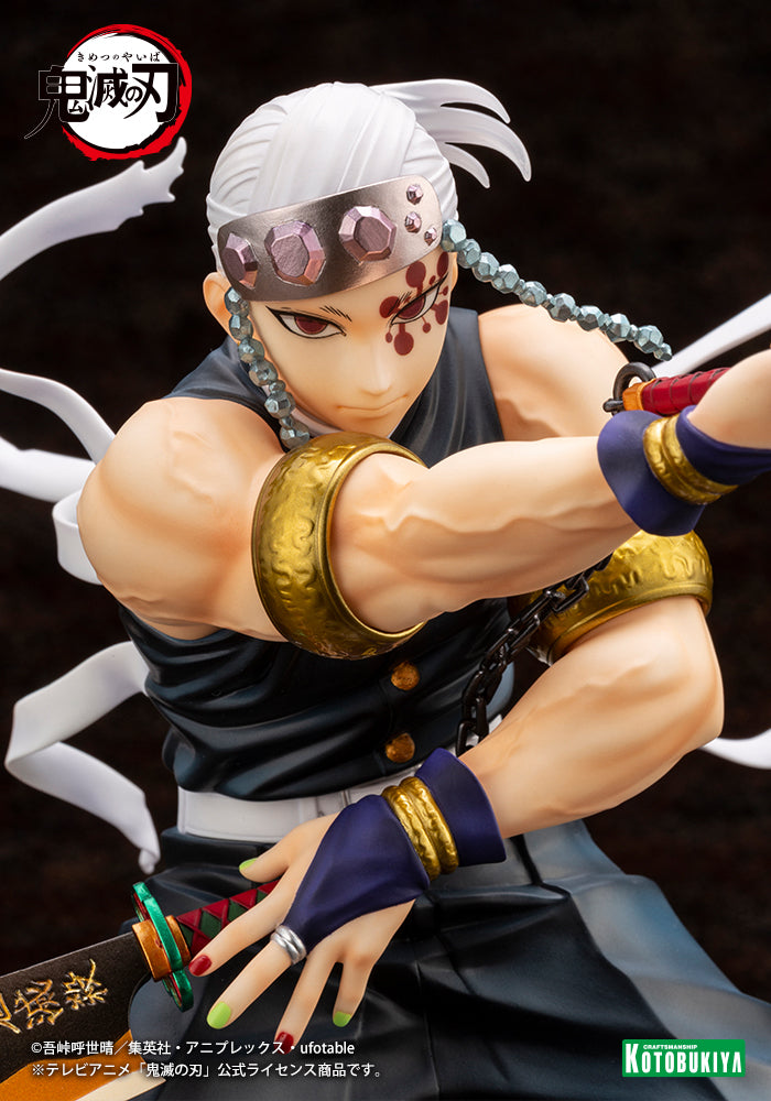 ARTFX J Collectible Statue of Tengen Uzui from Demon Slayer: Kimetsu no Yaiba