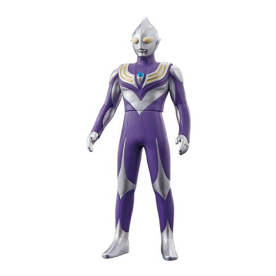 25th Anniversary Ultraman Tiga Ultra Hero EX Vinyl Figure Set