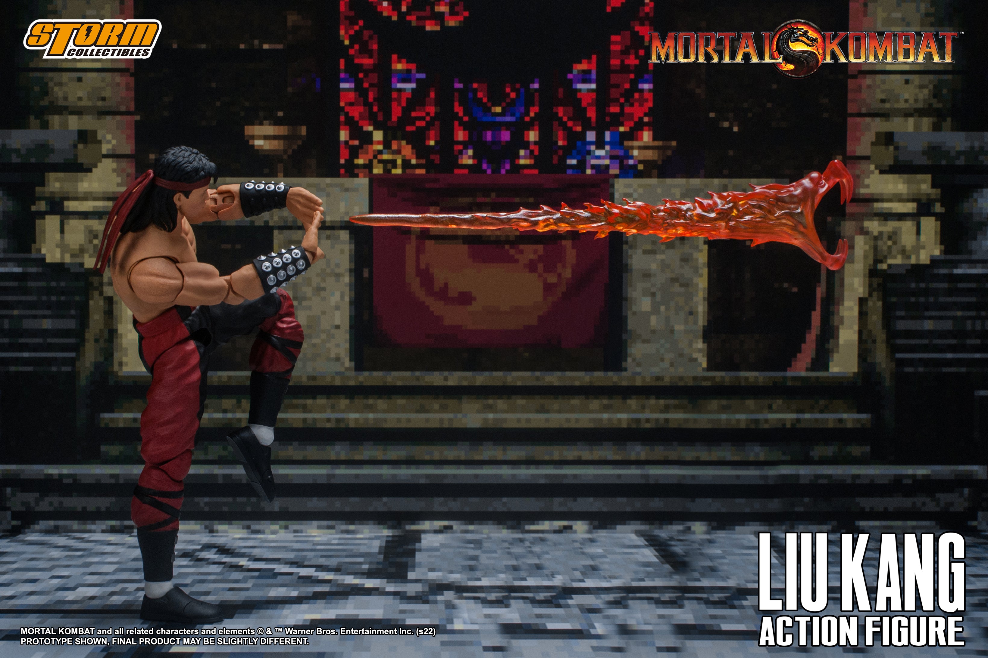 Storm Collectibles 1/12 Scale Liu Kang Action Figure from Mortal Kombat - A Highly Detailed Collectible Toy