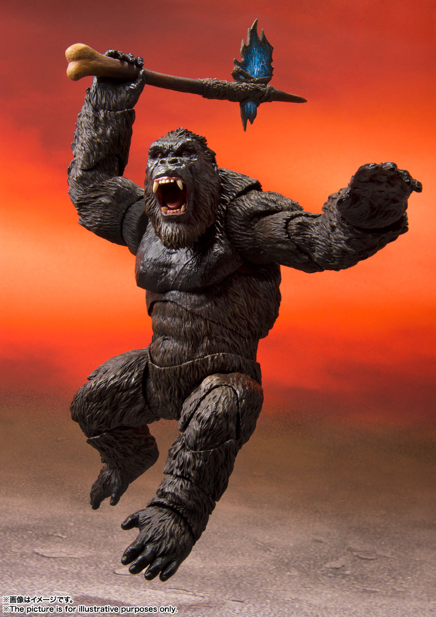 SH MonsterArts Collectible Figure - King Kong from the 2021 Movie Godzilla VS Kong