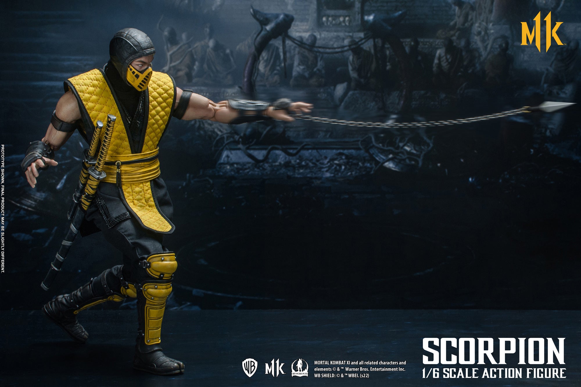 Storm Collectibles 1/6 Scale Mortal Kombat Scorpion Action Figure - High - Quality Collectible Toy