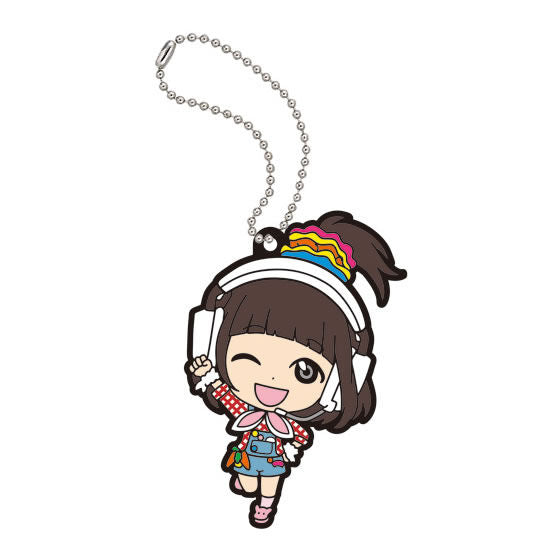 Customizable Rubber Mascots Set for Keychains