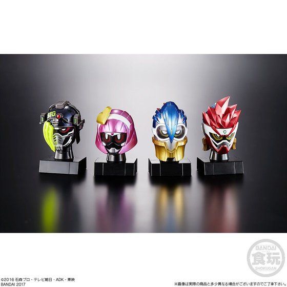 Exclusive Ex - Aid PB04 Mask Collection with Lighted Pedestals