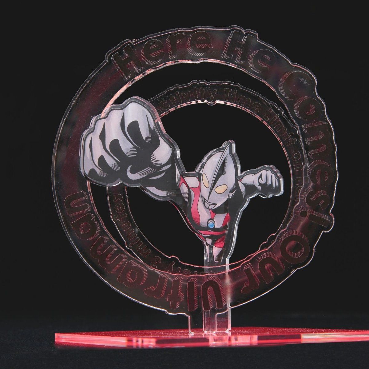 Dramatic Ultraman Acrylic Dimension Display for Collectibles and Decor