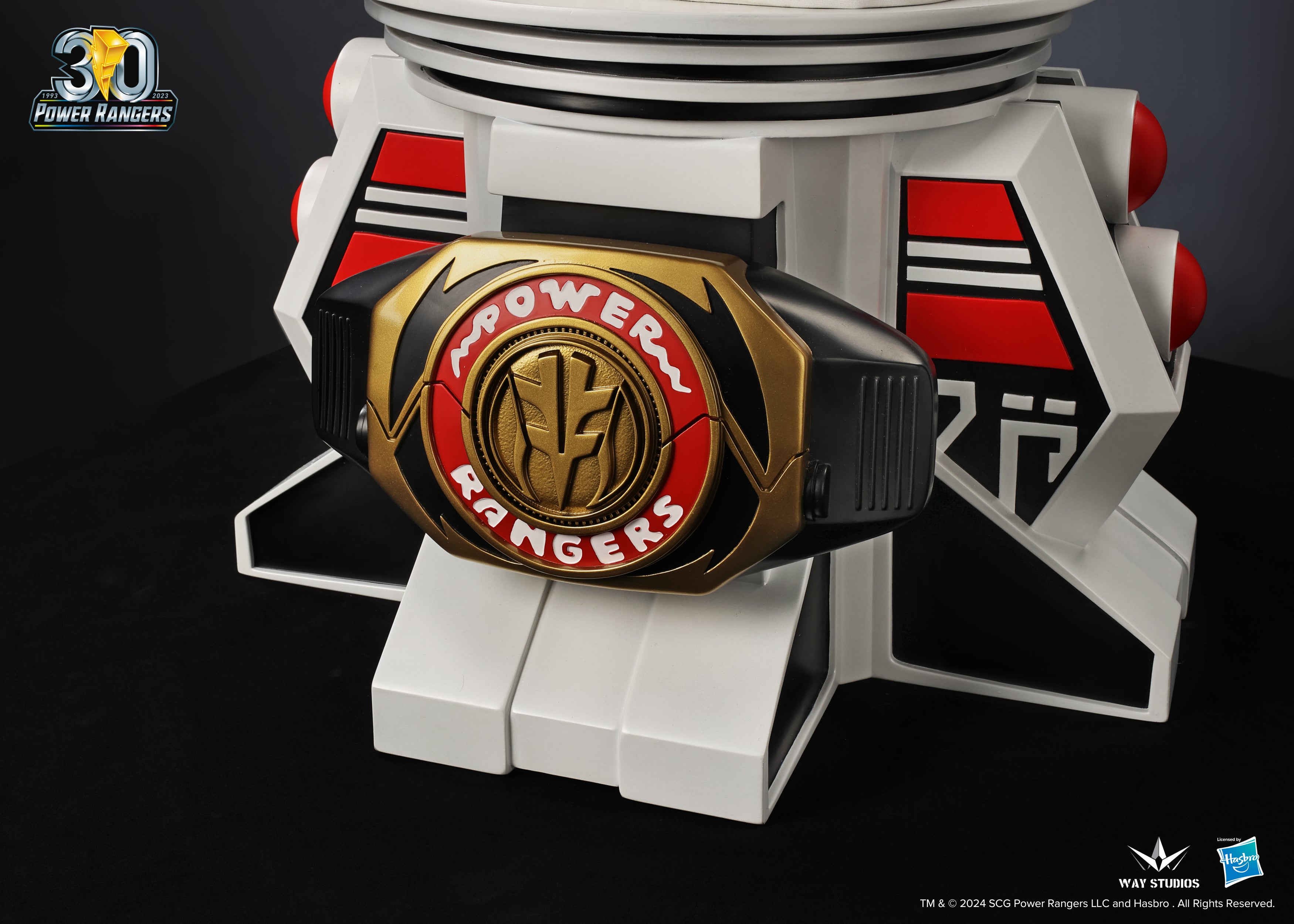 Pre - Order WayStudios Collectible Power Rangers Series Life - Size Bust of the White Ranger
